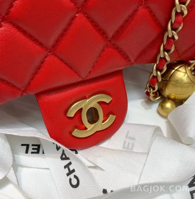 샤넬 Chanel 클래식 골드볼 플랩백 쁘띠삭 ver.2 상세 이미지