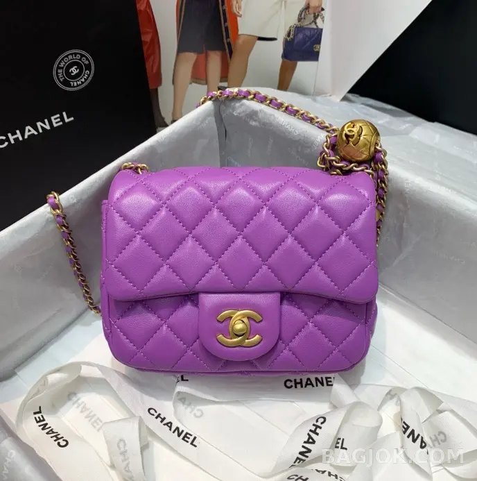 샤넬 Chanel 클래식 골드볼 플랩백 쁘띠삭 ver.3 상세 이미지