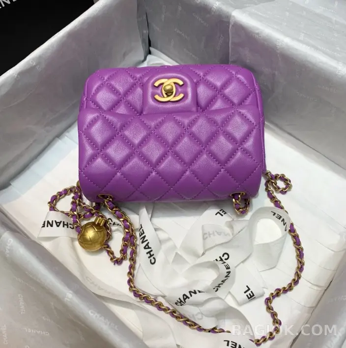 샤넬 Chanel 클래식 골드볼 플랩백 쁘띠삭 ver.3 상세 이미지