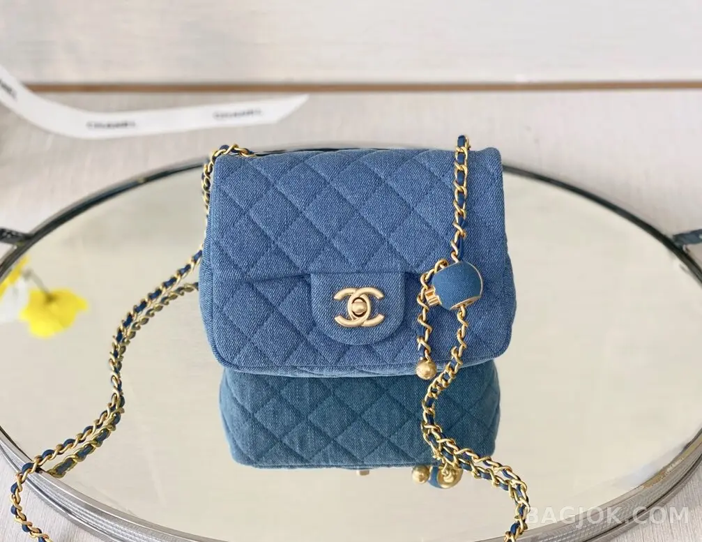 샤넬 Chanel 클래식 골드볼 플랩백 쁘띠삭 ver.3 상세 이미지