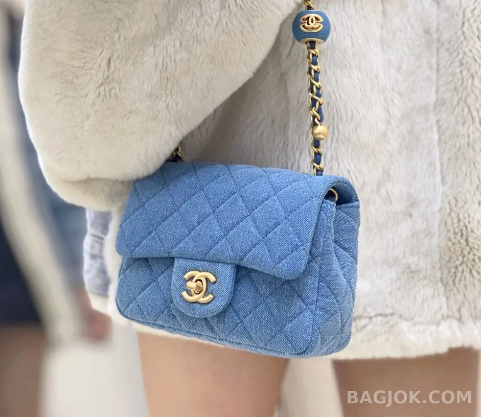 샤넬 Chanel 클래식 골드볼 플랩백 쁘띠삭 ver.3 상세 이미지