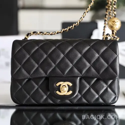 샤넬 Chanel 클래식 골드볼 뉴미니 플랩백 ver.1 상세 이미지