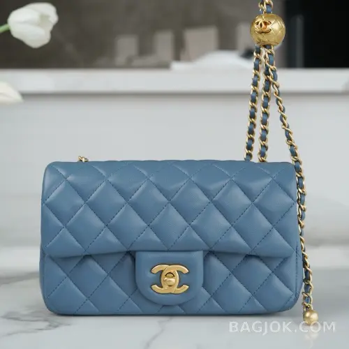 샤넬 Chanel 클래식 골드볼 뉴미니 플랩백 ver.1 상세 이미지