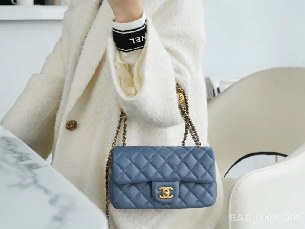 샤넬 Chanel 클래식 골드볼 뉴미니 플랩백 ver.1 상세 이미지