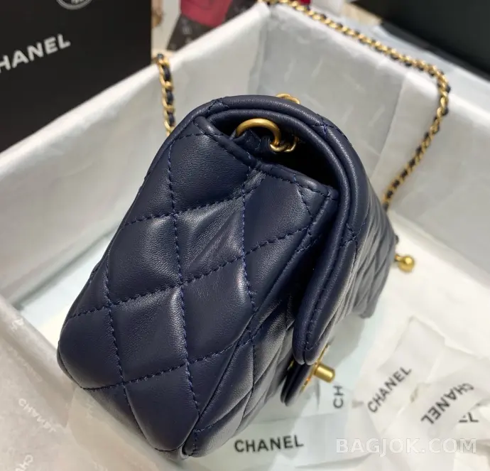 샤넬 Chanel 클래식 골드볼 뉴미니 플랩백 ver.2 상세 이미지