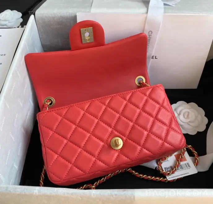 샤넬 Chanel 클래식 골드볼 뉴미니 플랩백 ver.2 상세 이미지