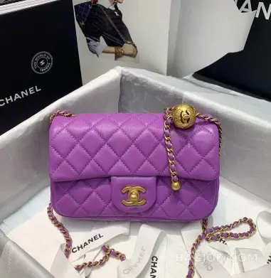 샤넬 Chanel 클래식 골드볼 뉴미니 플랩백 ver.2 상세 이미지