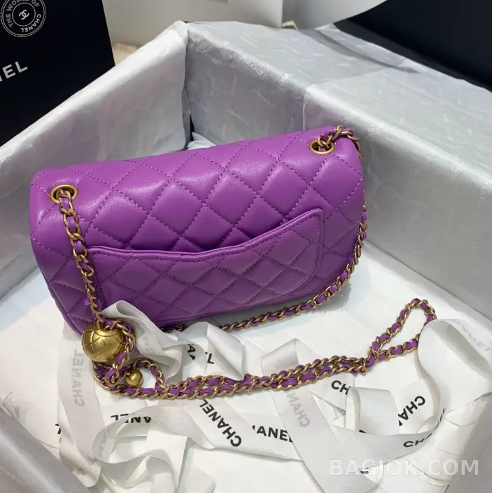 샤넬 Chanel 클래식 골드볼 뉴미니 플랩백 ver.2 상세 이미지