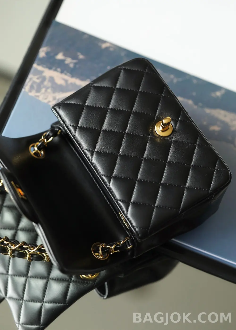 샤넬 Chanel 쁘띠삭 클래식 플랩백 램스킨 ver.1 상세 이미지