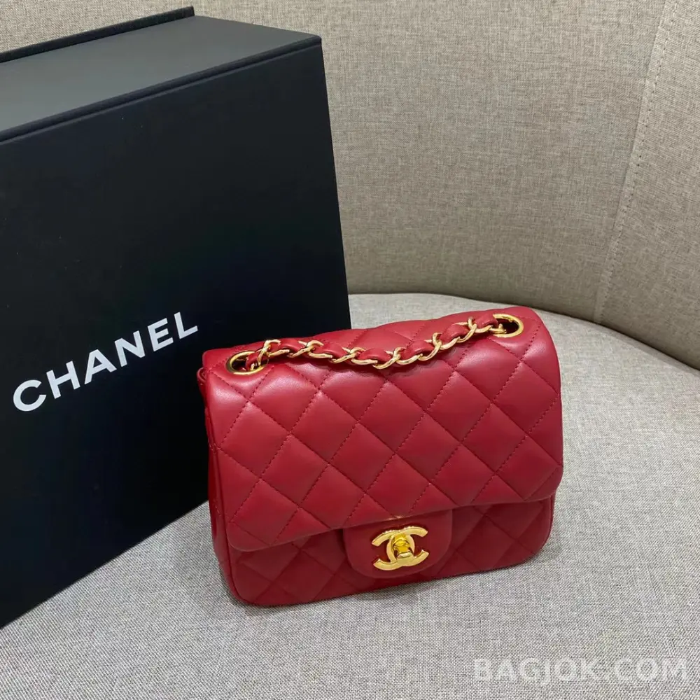 샤넬 Chanel 쁘띠삭 클래식 플랩백 램스킨 ver.1 상세 이미지