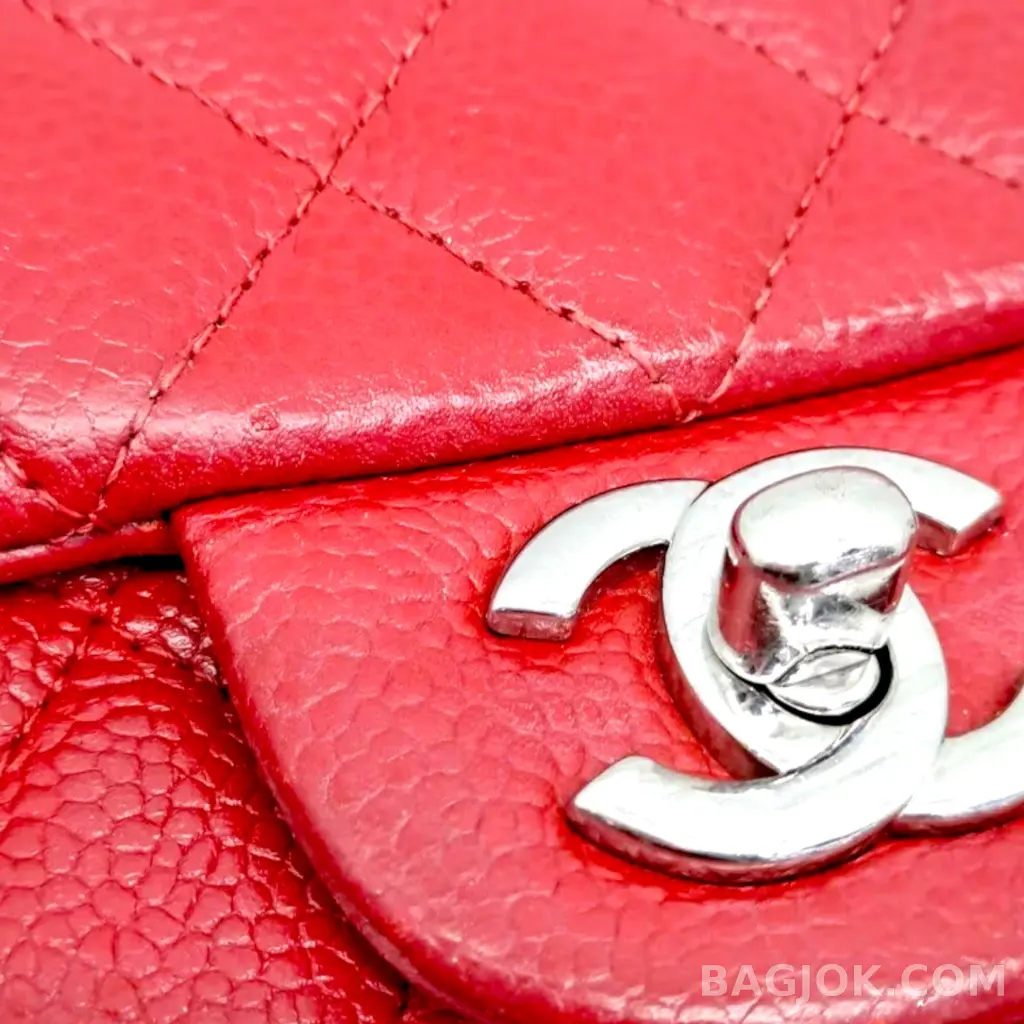 샤넬 Chanel 쁘띠삭 클래식 플랩백 캐비어 상세 이미지