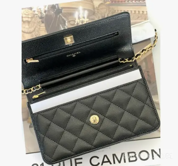 샤넬 Chanel 클래식 턴락 WOC 캐비어 상세 이미지
