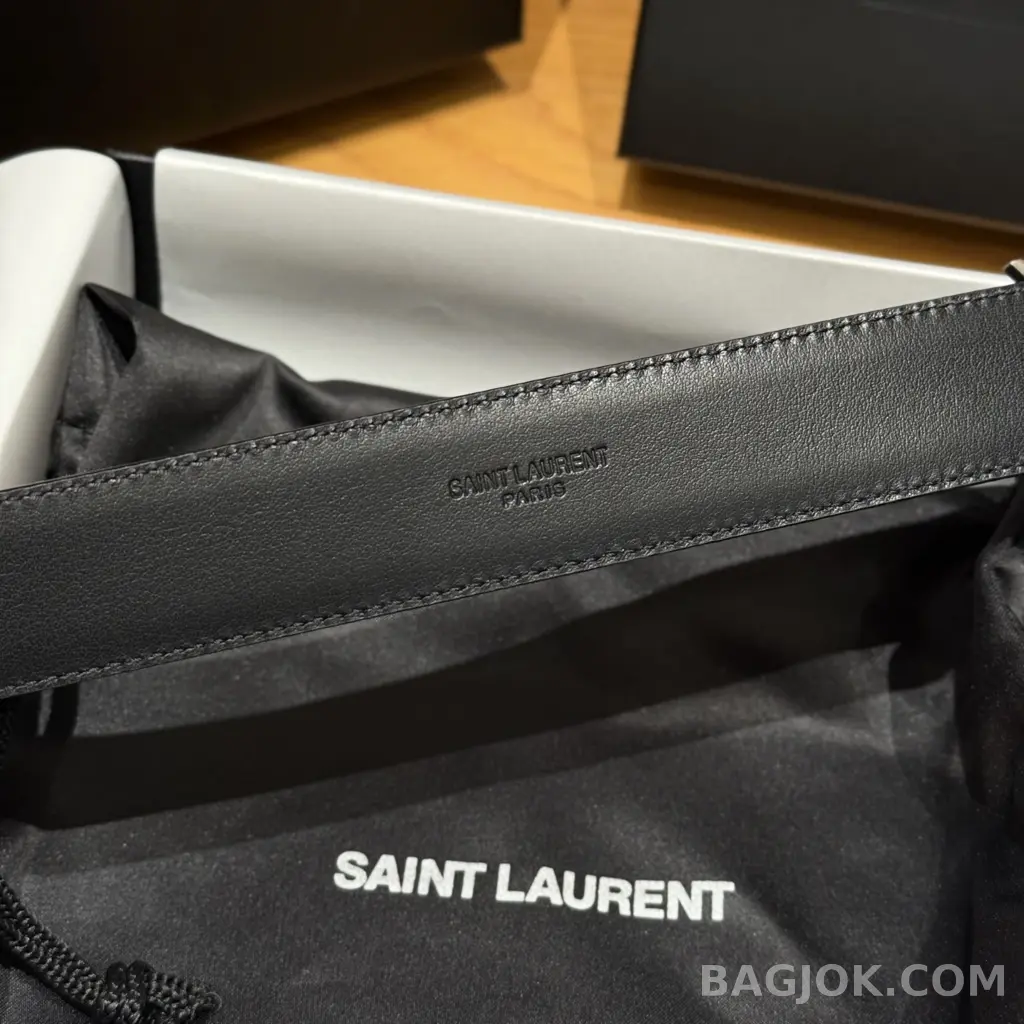 생로랑  생로랑 YSL 모노그램 버클 가죽 벨트 상세 이미지