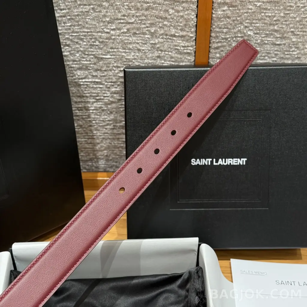 생로랑  생로랑 YSL 모노그램 버클 가죽 벨트 상세 이미지