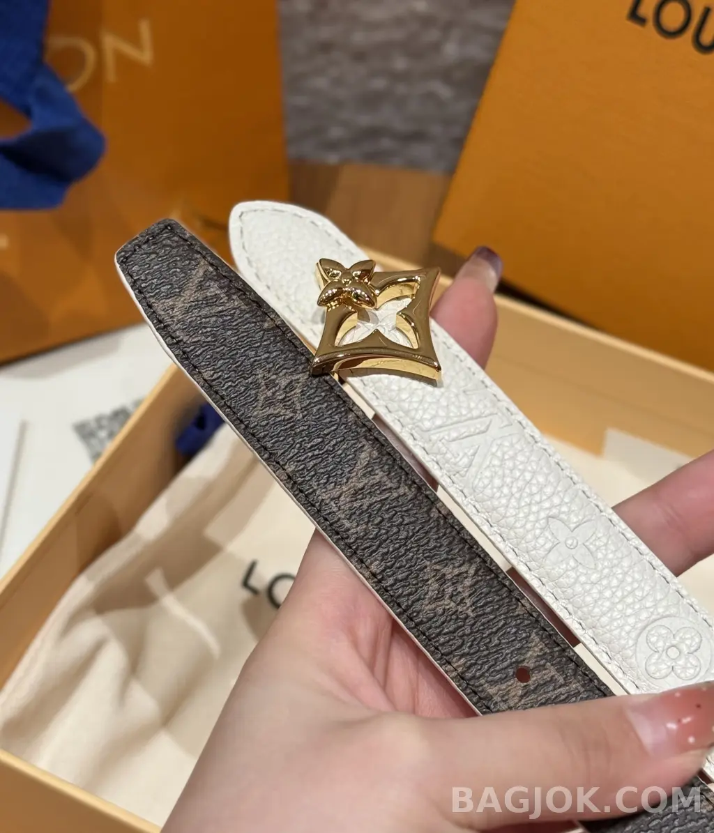 루이비통 루이비통 플라워그램 20mm 리버서블 벨트 상세 이미지