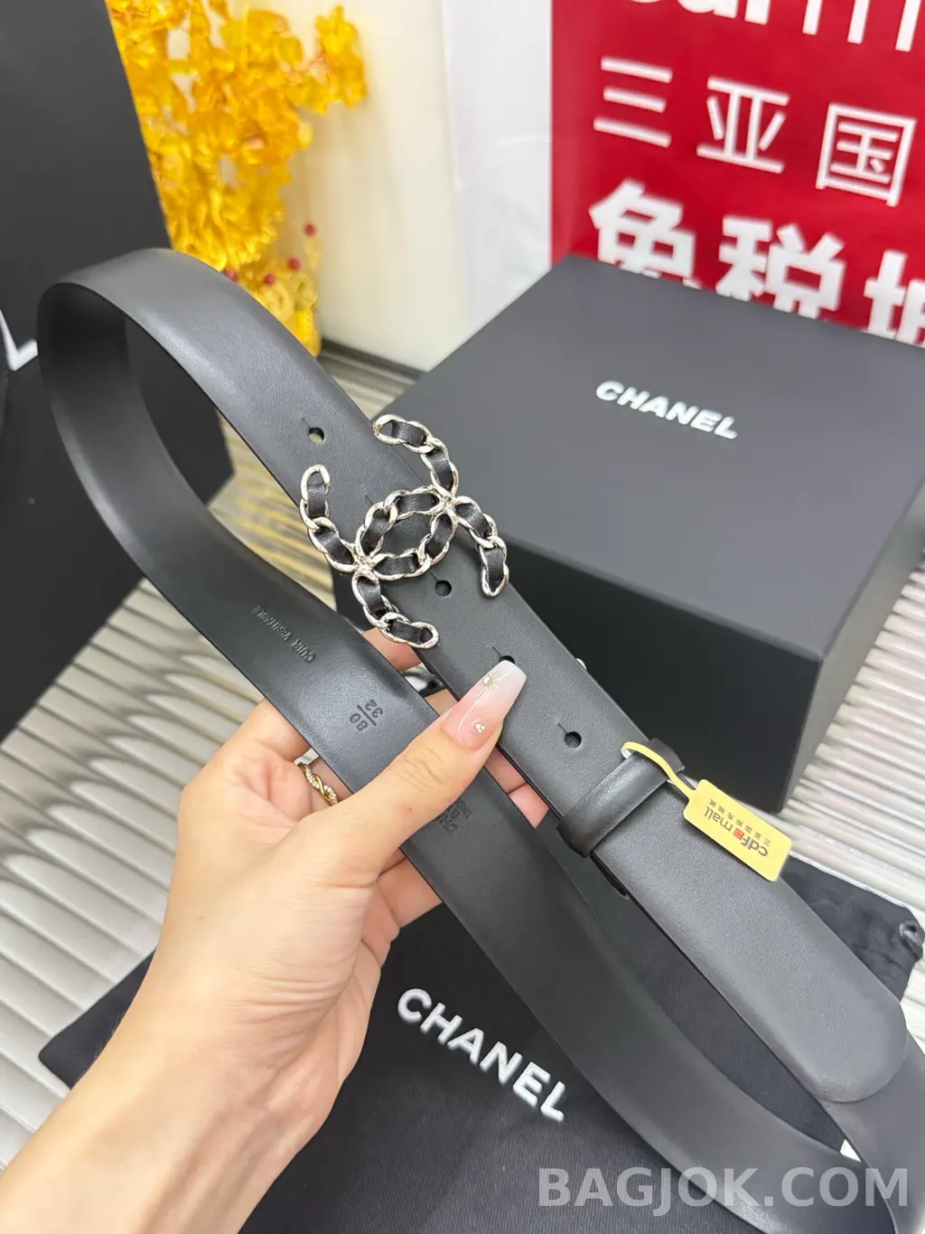 샤넬 샤넬 CC로고 체인 벨트 3cm 상세 이미지