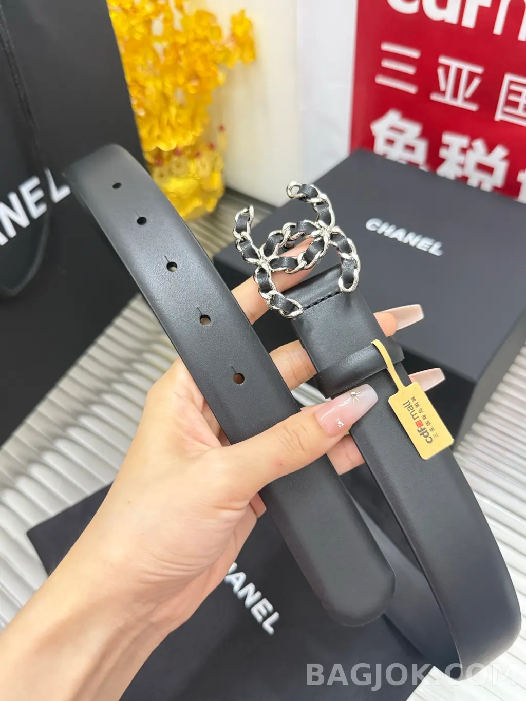 샤넬 샤넬 CC로고 체인 벨트 3cm 상세 이미지
