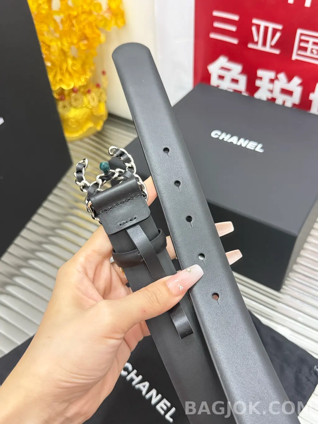 샤넬 샤넬 CC로고 체인 벨트 3cm 상세 이미지
