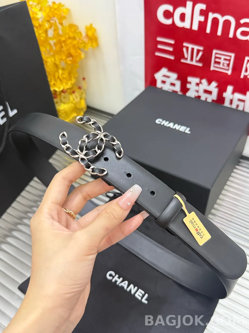 샤넬 샤넬 CC로고 체인 벨트 3cm 상세 이미지