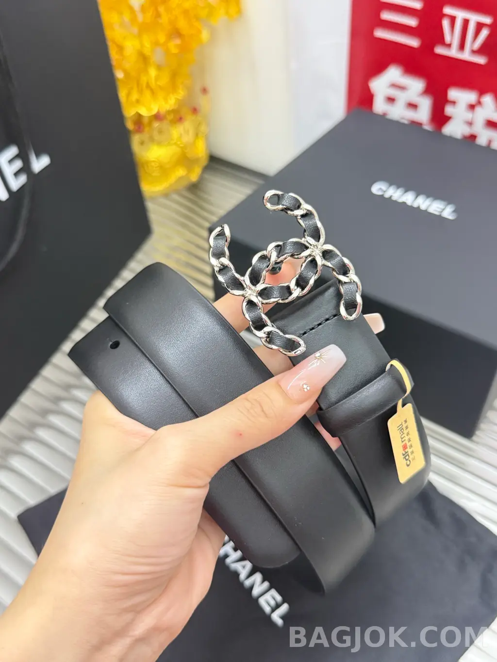 샤넬 샤넬 CC로고 체인 벨트 3cm 상세 이미지