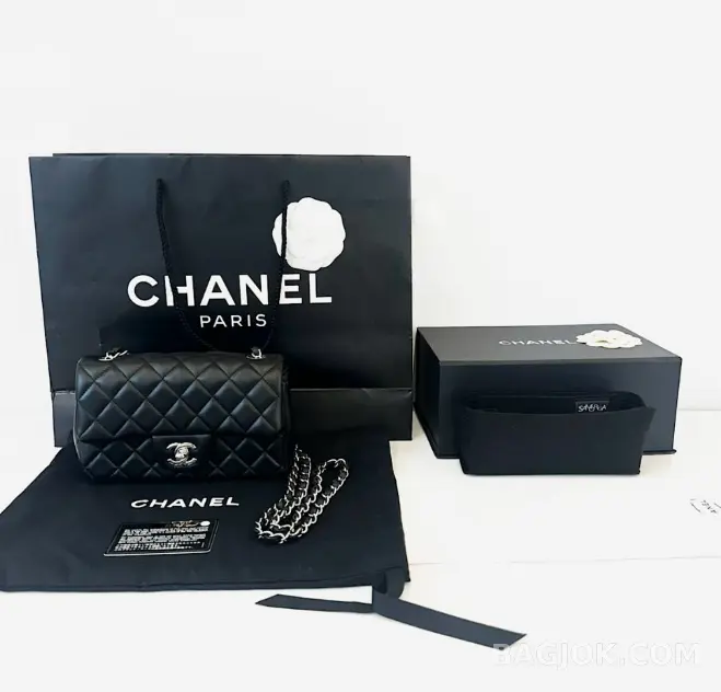 샤넬 Chanel 클래식 플랩백 뉴미니 램스킨 ver.1 상세 이미지