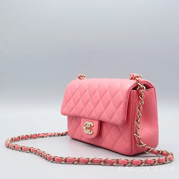 샤넬 Chanel 클래식 플랩백 뉴미니 램스킨 ver.1 상세 이미지