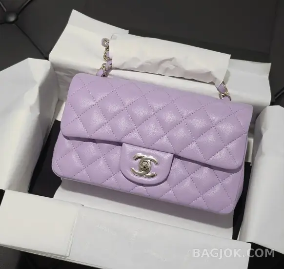 샤넬 Chanel 클래식 플랩백 뉴미니 램스킨 ver.3 상세 이미지