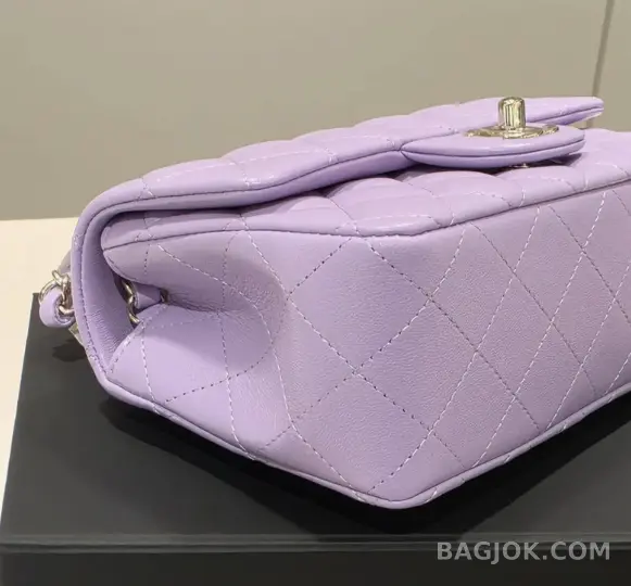 샤넬 Chanel 클래식 플랩백 뉴미니 램스킨 ver.3 상세 이미지
