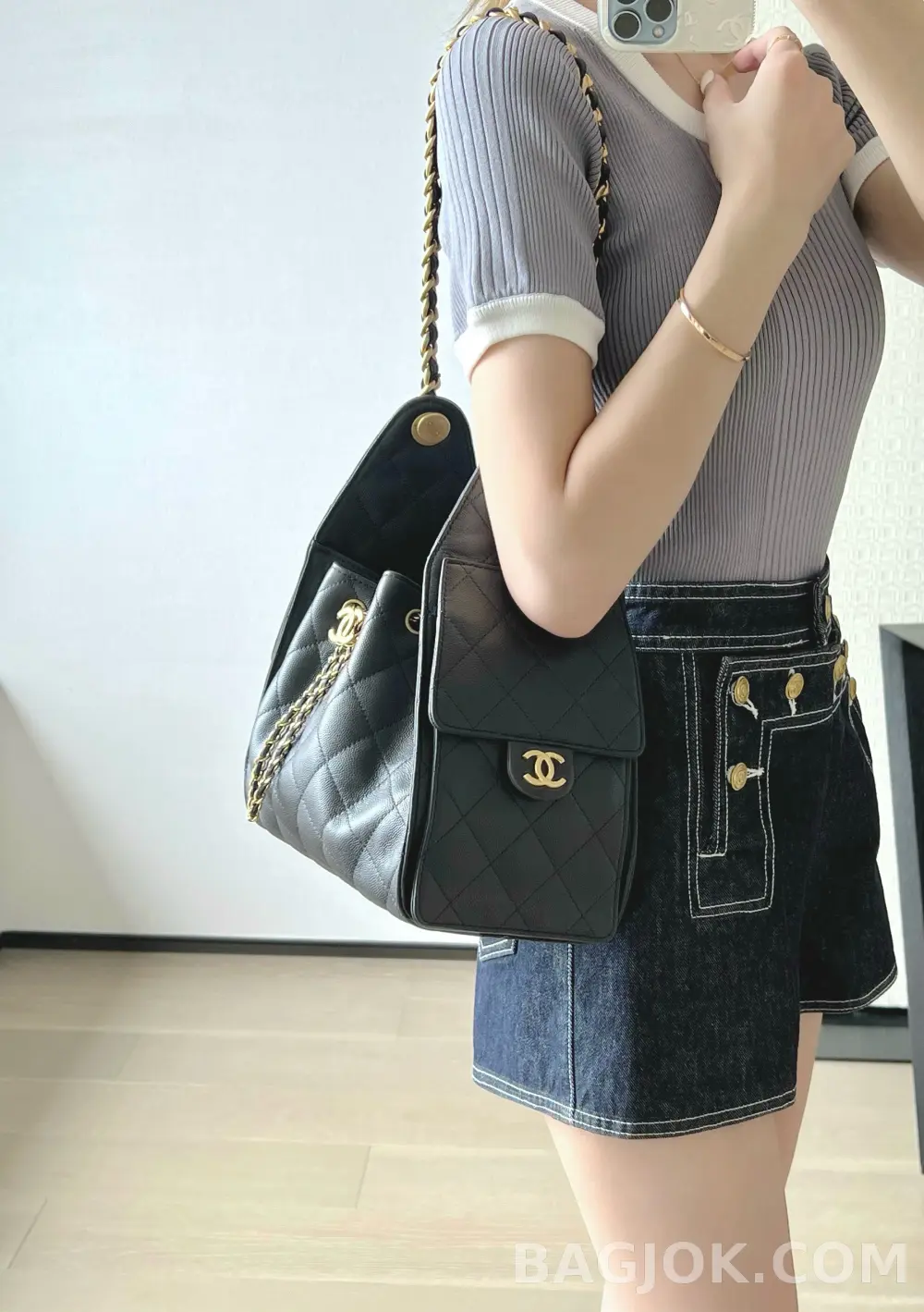 샤넬 Chanel 25백 스몰 캐비어 ver.2 상세 이미지