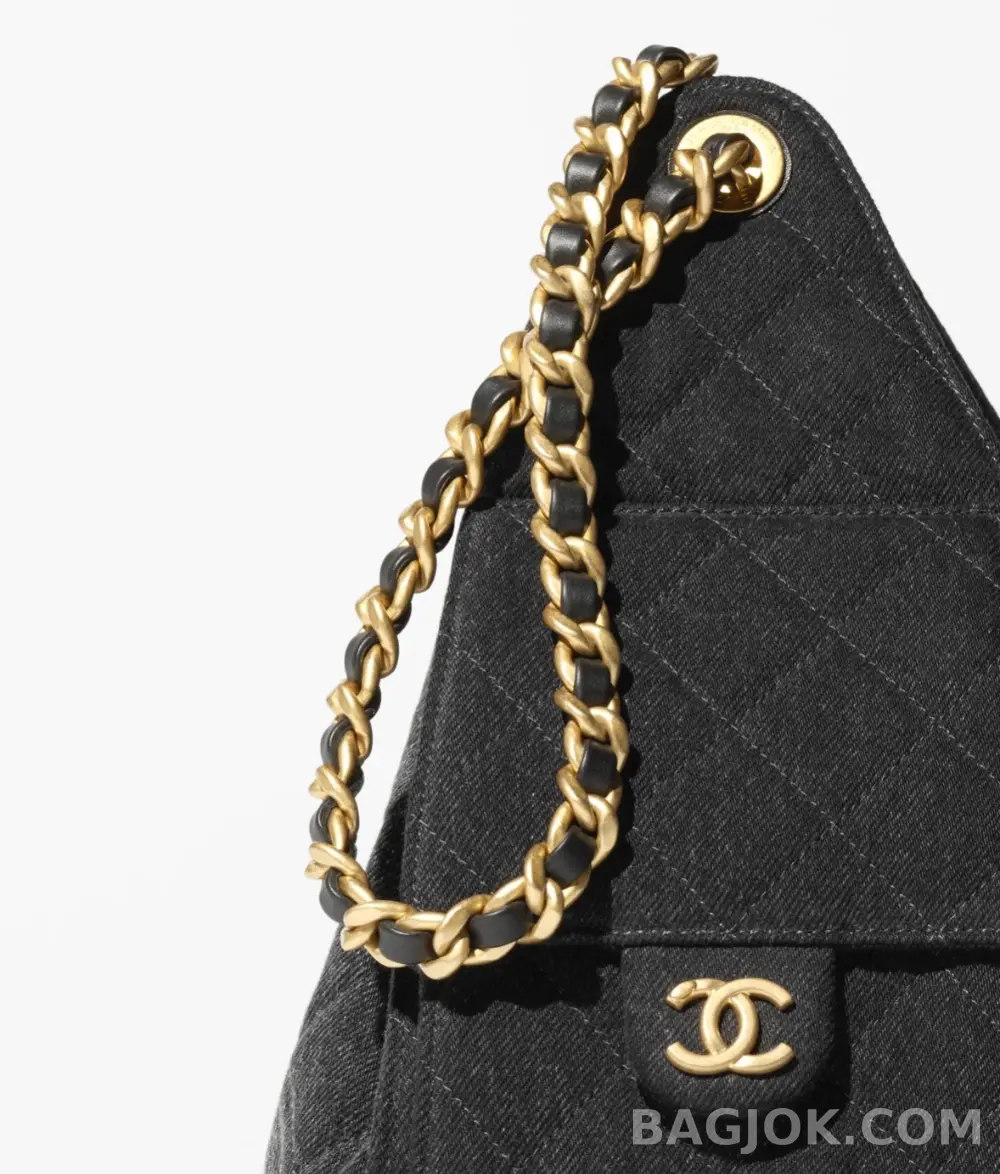 샤넬 Chanel 25백 스몰 캐비어 워시드데님 상세 이미지
