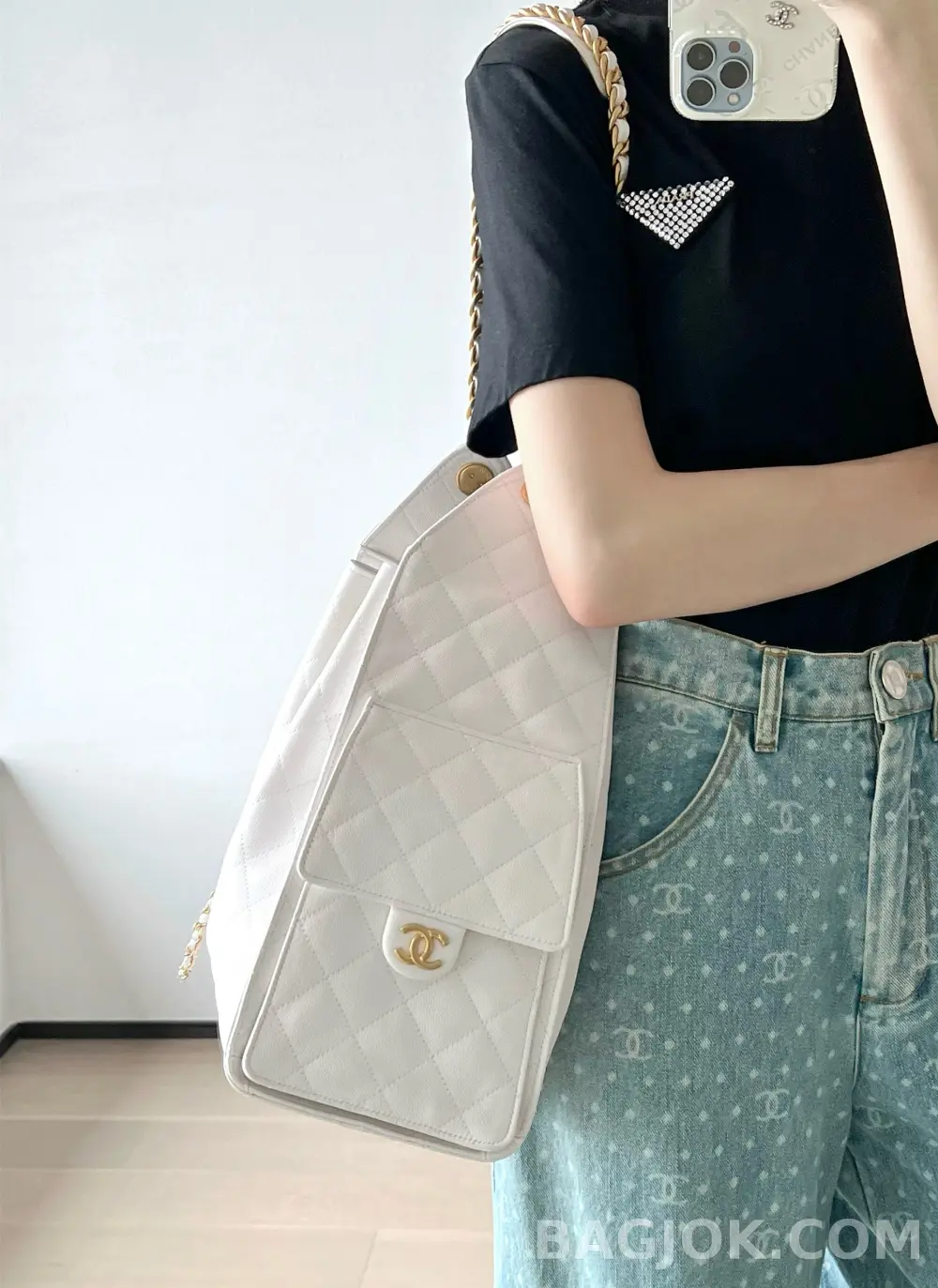샤넬 Chanel 25백 미디움 캐비어 ver.1 상세 이미지