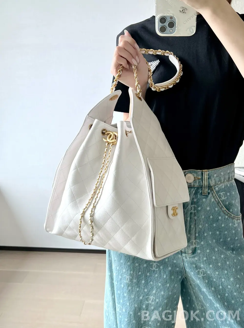샤넬 Chanel 25백 미디움 캐비어 ver.1 상세 이미지