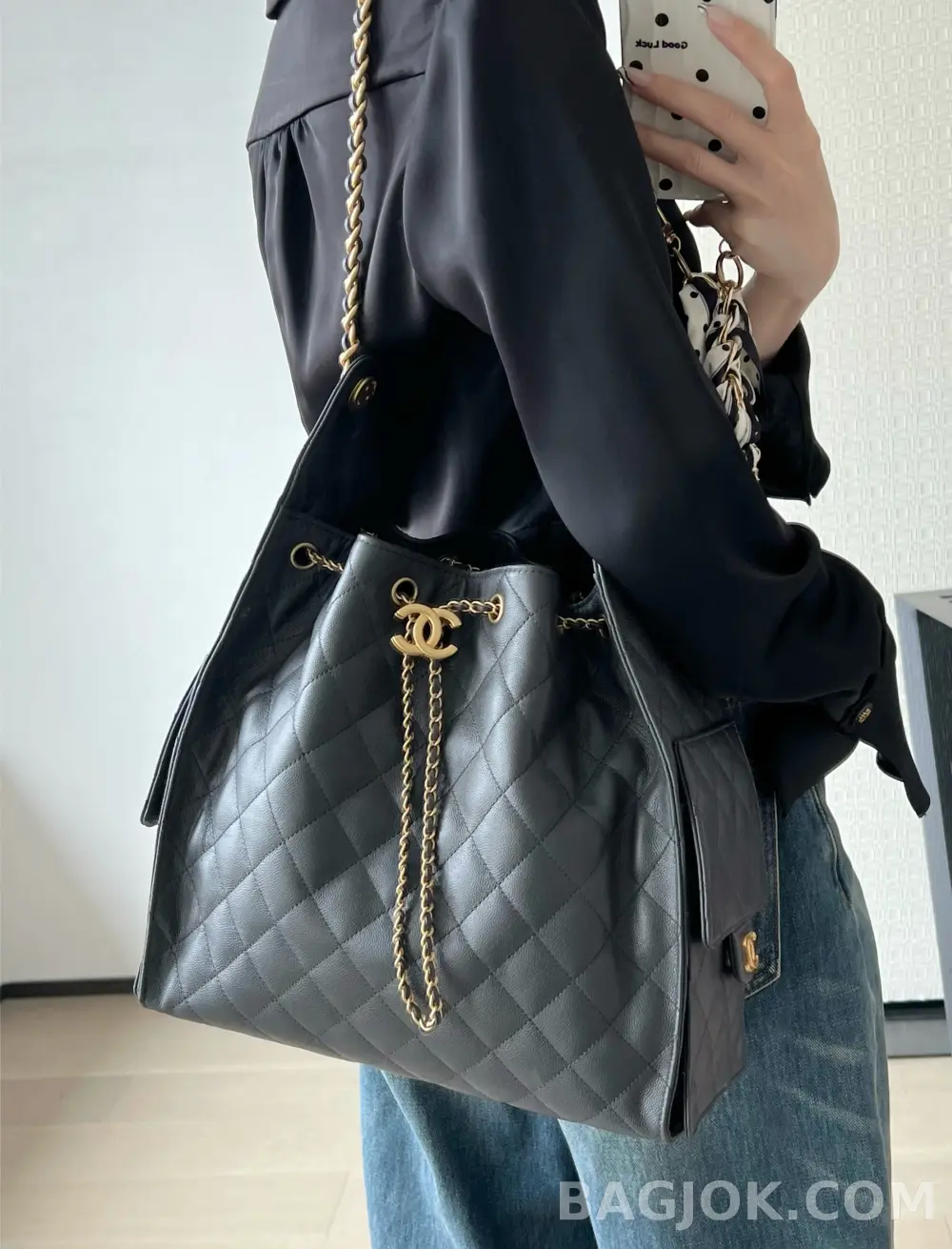 샤넬 Chanel 25백 미디움 캐비어 ver.1 상세 이미지