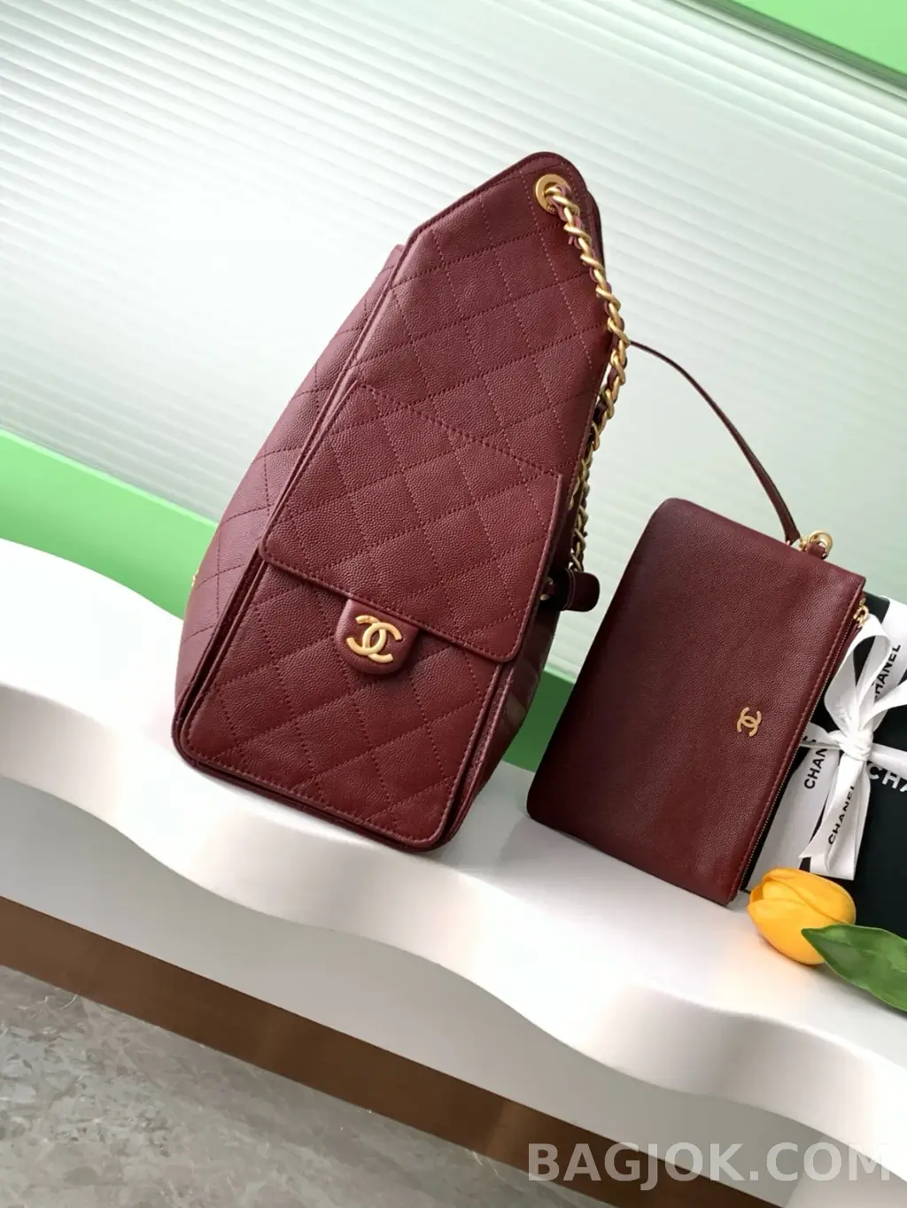 샤넬 Chanel 25백 미디움 캐비어 ver.2 상세 이미지