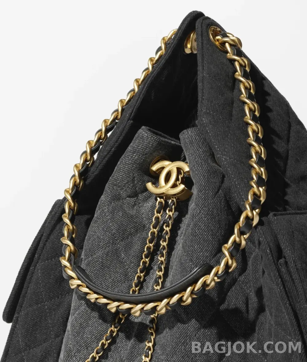 샤넬 Chanel 25백 미디움 워시드데님 상세 이미지