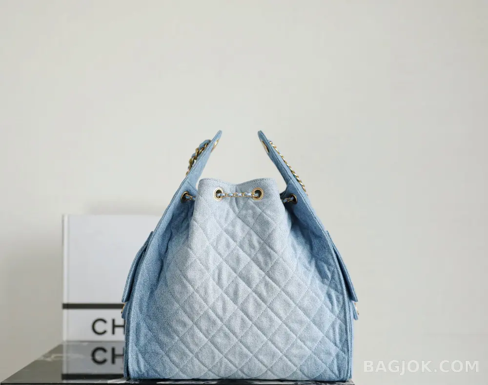 샤넬 Chanel 25백 미디움 워시드데님 상세 이미지
