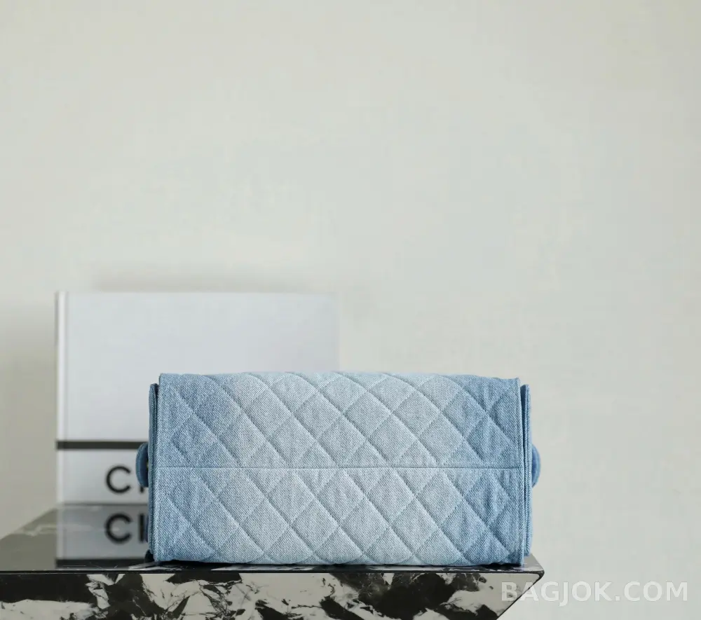 샤넬 Chanel 25백 미디움 워시드데님 상세 이미지