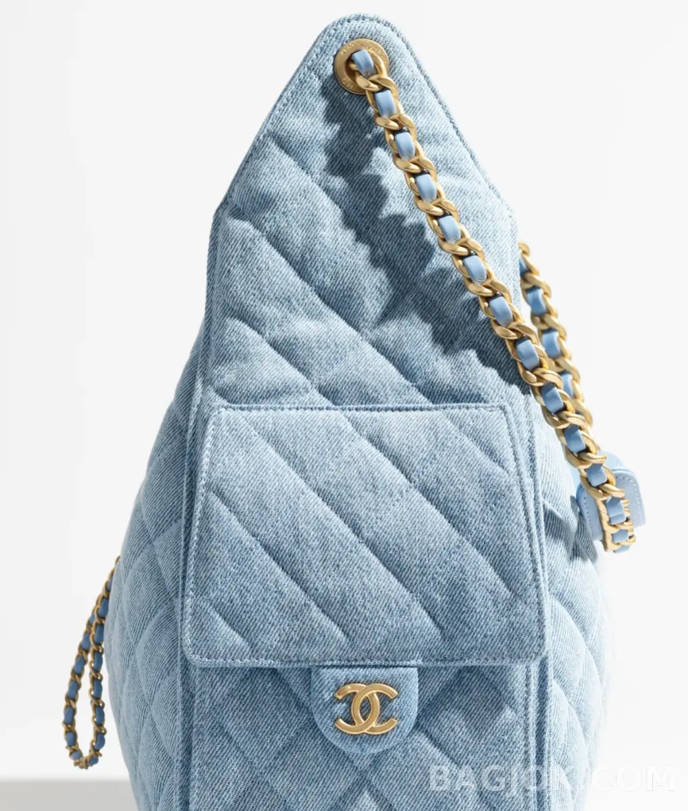 샤넬 Chanel 25백 미디움 워시드데님 상세 이미지