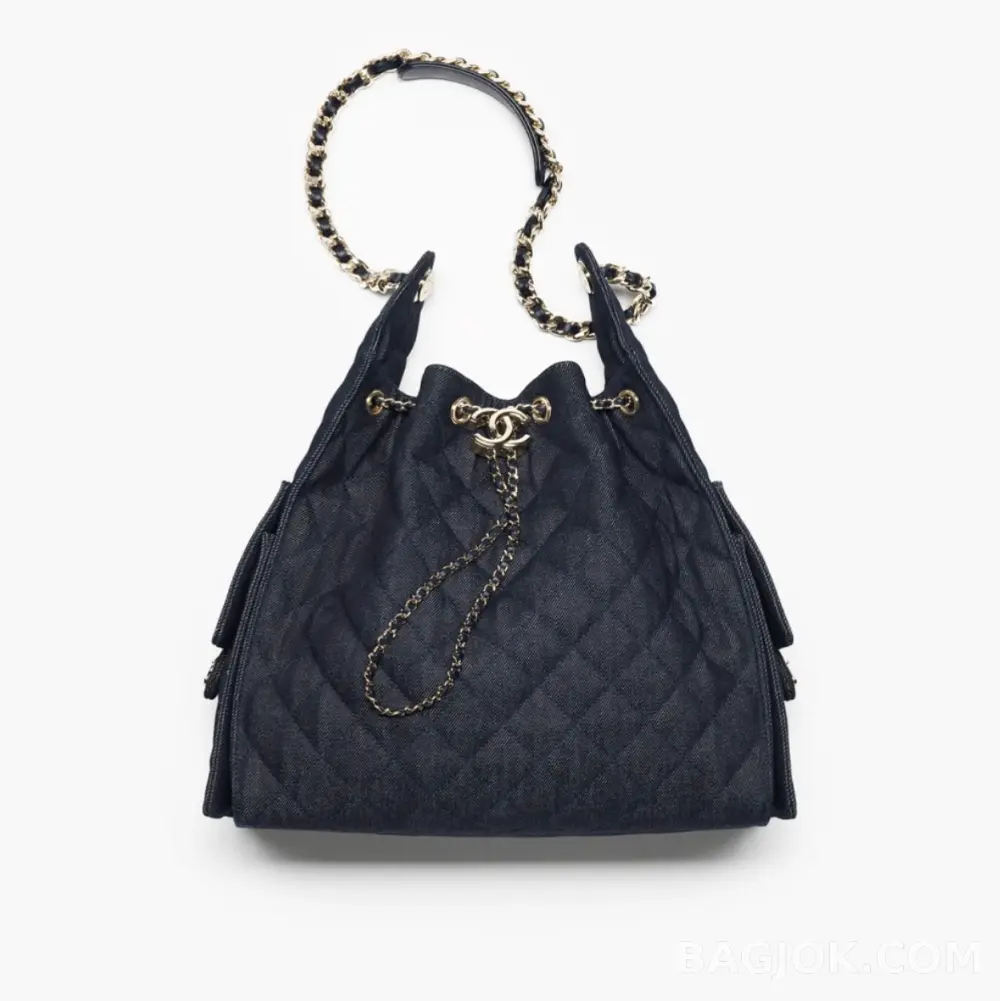 샤넬 Chanel 25백 미디움 워시드데님 상세 이미지