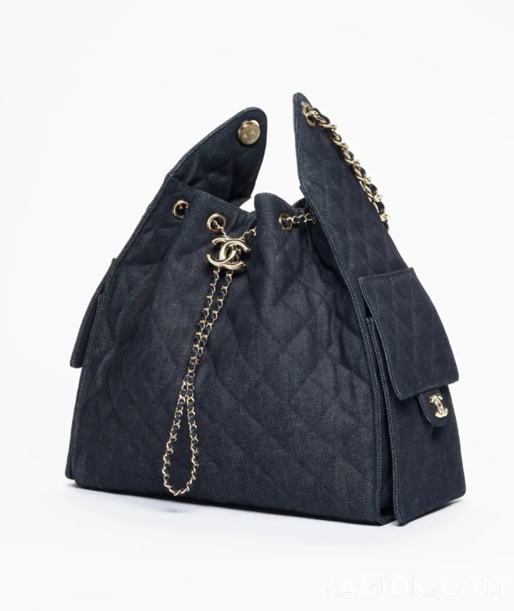 샤넬 Chanel 25백 미디움 워시드데님 상세 이미지