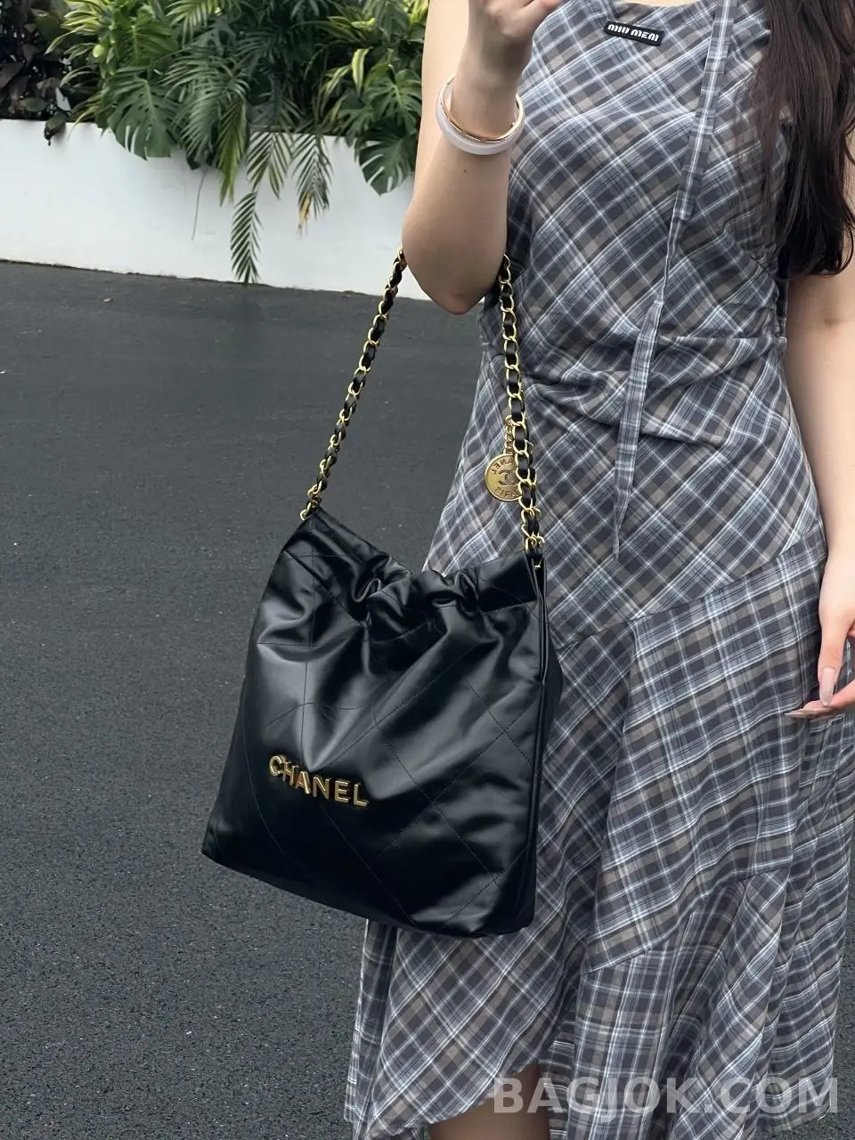 샤넬 Chanel 22백 스몰 카프스킨 상세 이미지