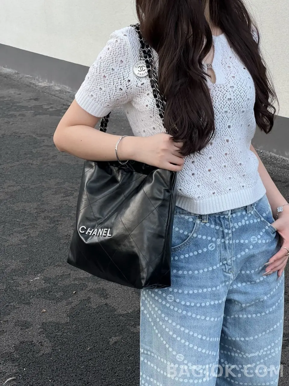 샤넬 Chanel 22백 스몰 카프스킨 상세 이미지
