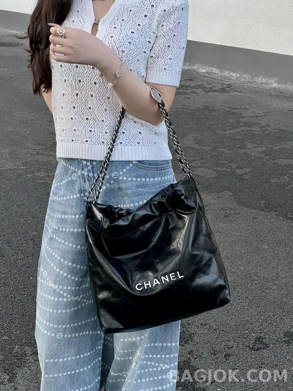 샤넬 Chanel 22백 스몰 카프스킨 상세 이미지