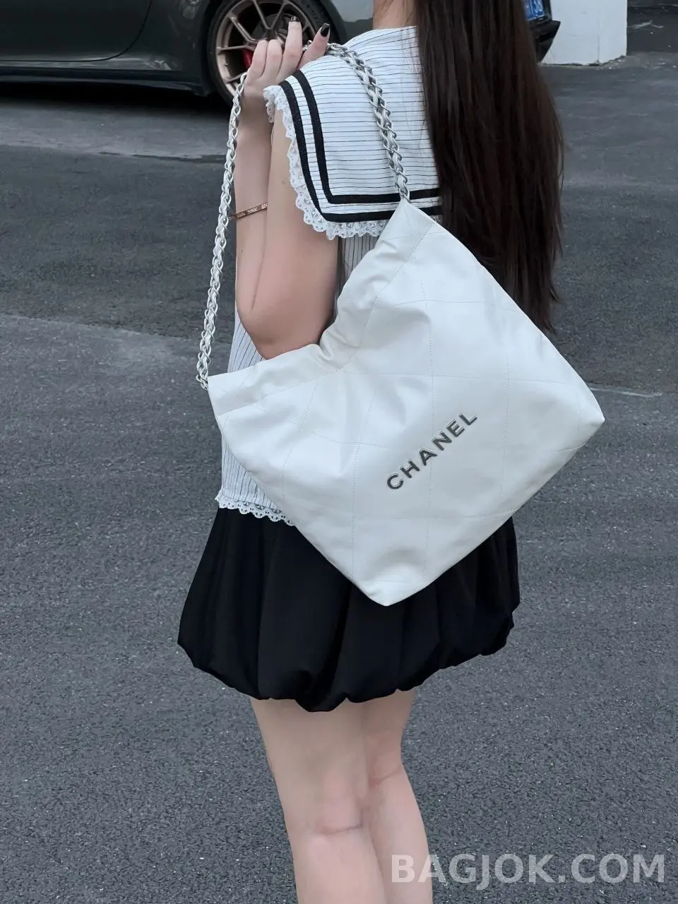 샤넬 Chanel 22백 스몰 카프스킨 상세 이미지