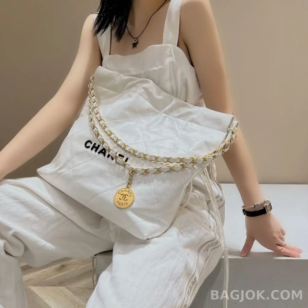 샤넬 Chanel 22백 스몰 카프스킨 상세 이미지