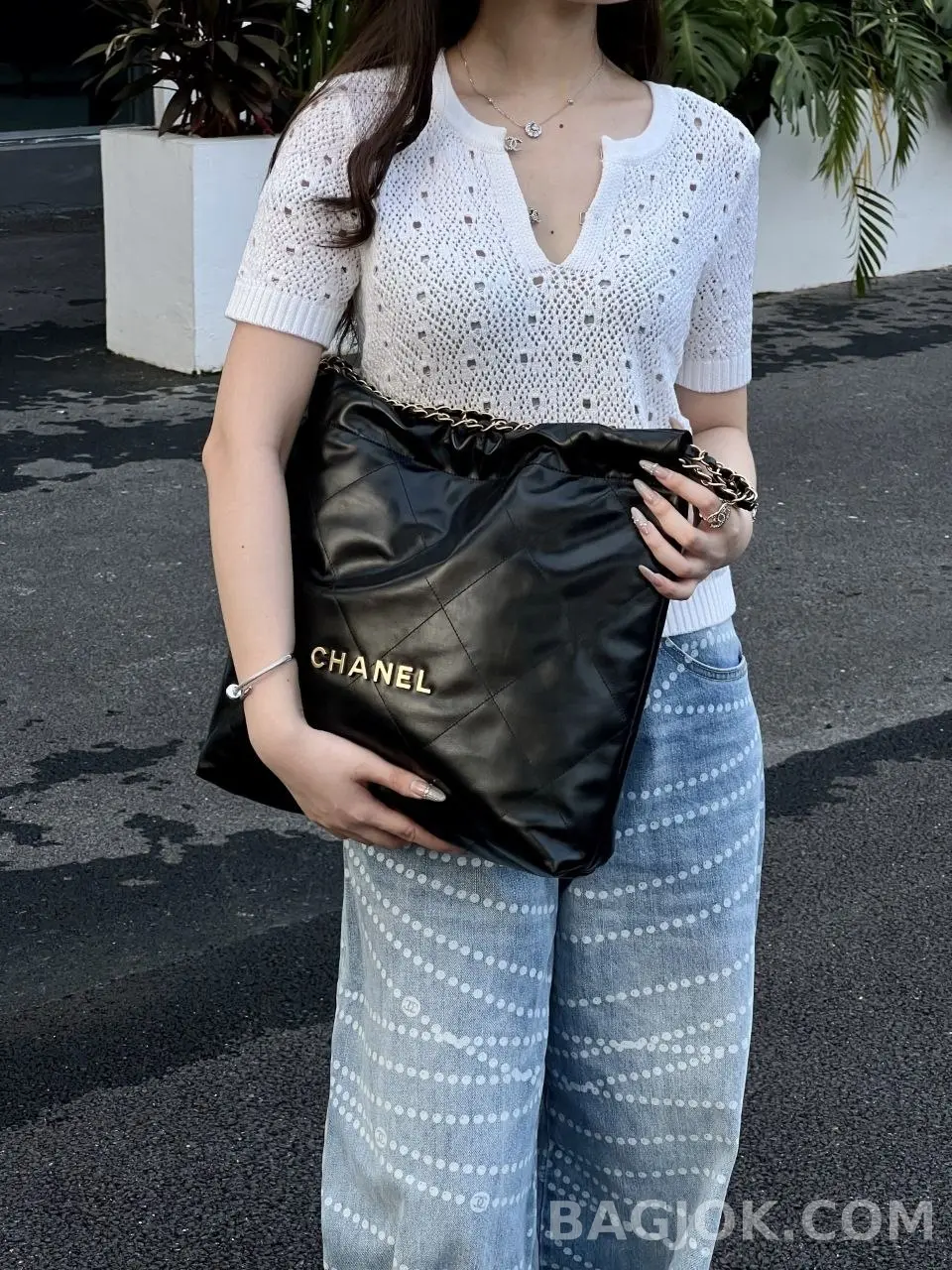 샤넬 Chanel 22백 미디움 카프스킨 상세 이미지