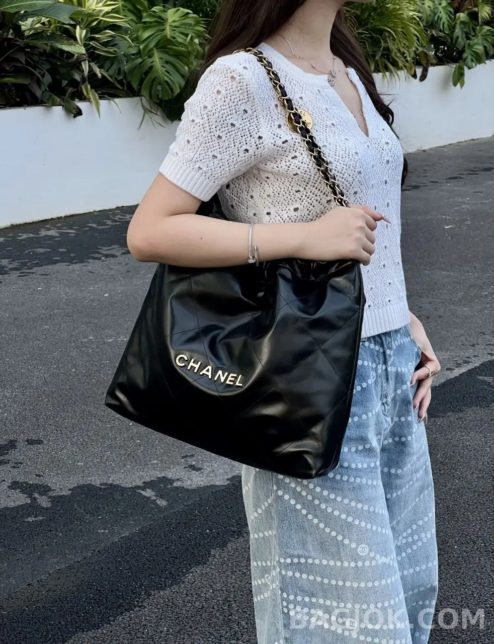 샤넬 Chanel 22백 미디움 카프스킨 상세 이미지