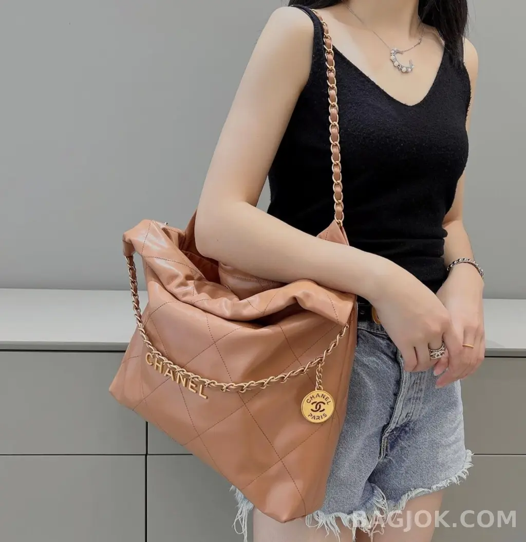샤넬 Chanel 22백 미디움 카프스킨 상세 이미지