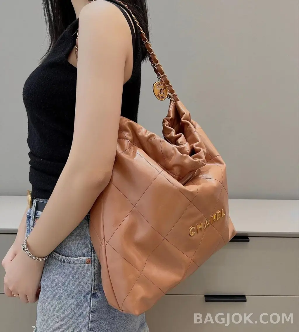 샤넬 Chanel 22백 미디움 카프스킨 상세 이미지