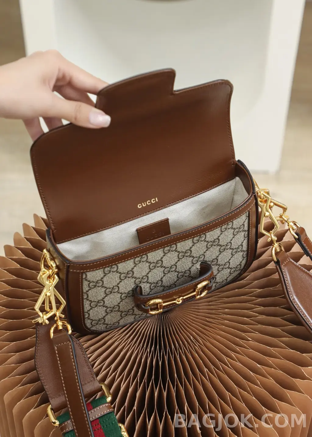 구찌 Gucci 홀스빗 1955 숄더백 미니 상세 이미지
